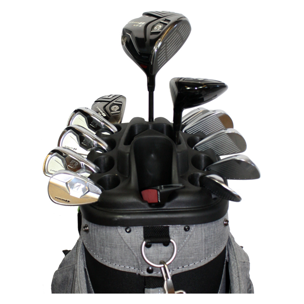 Premium Trolley Bag 10" 14way Quiet black-white 03-T2102_3