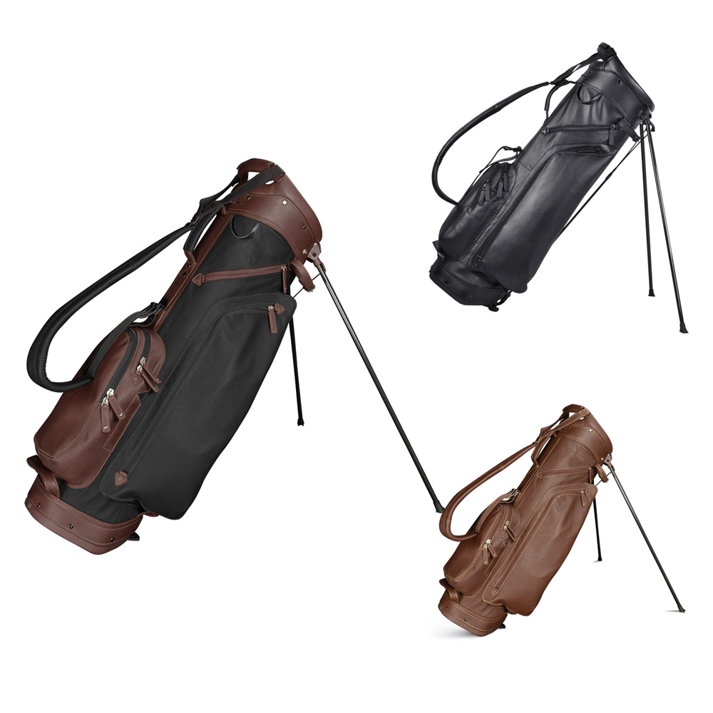 Leather Stand Bag brown-khaki 36-T2061_2