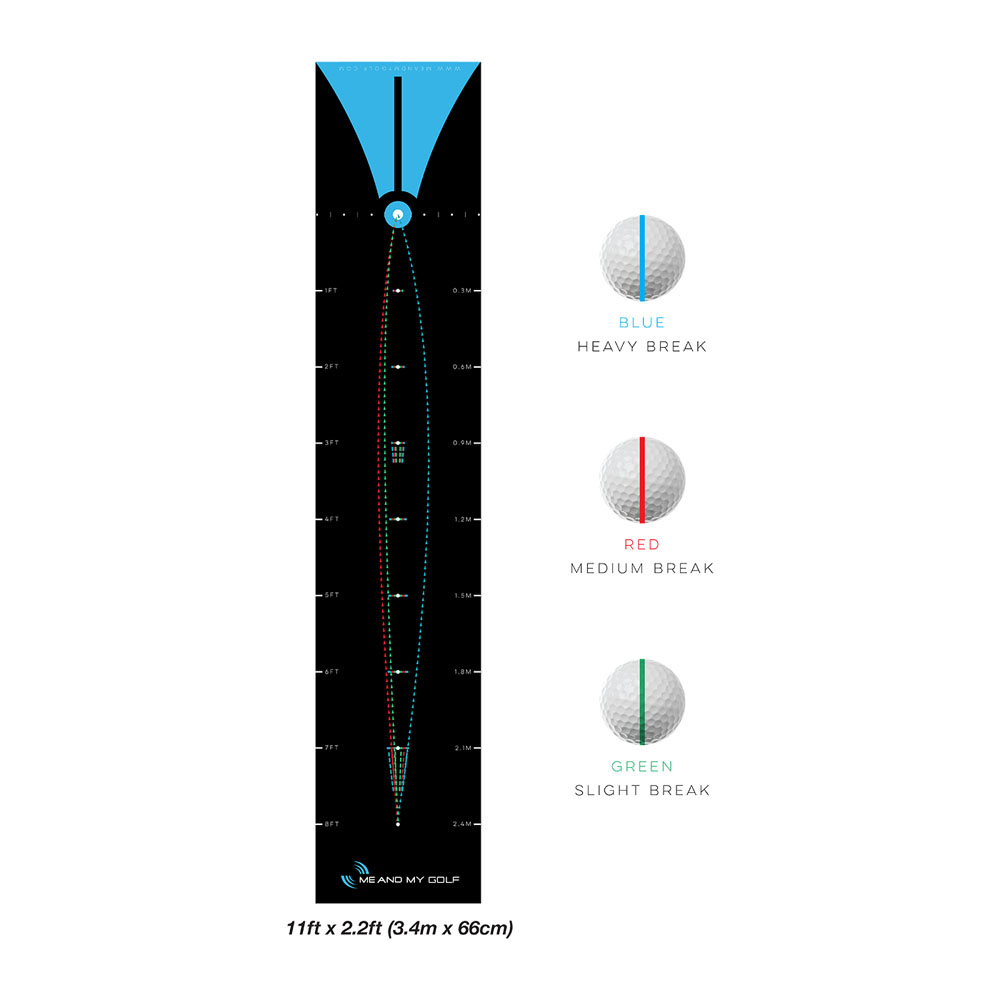 Breaking Ball Putting Mat (11 ft)  42-A0200