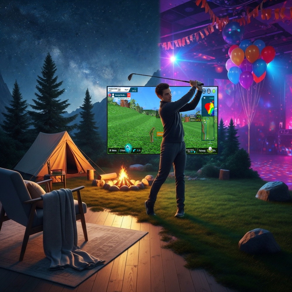 2 Flex HOME &amp; MOBILE GOLF SIMULATOR  Q17-A2690