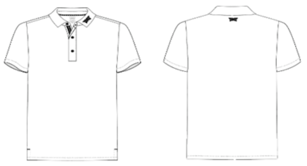 Men's Athletic Fit Tour Perfomance Polo white P22-O2501_2