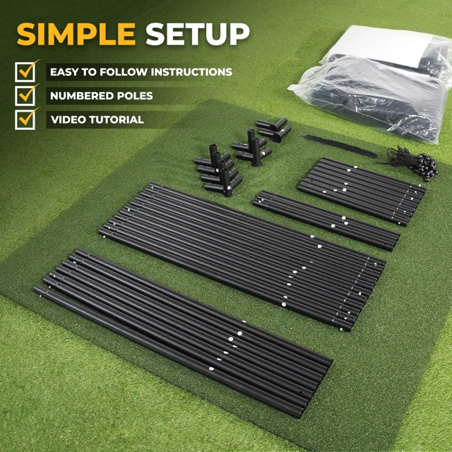 Golf Enclos Grey 3 x 3 x 3 Mtr  Q09-A0223
